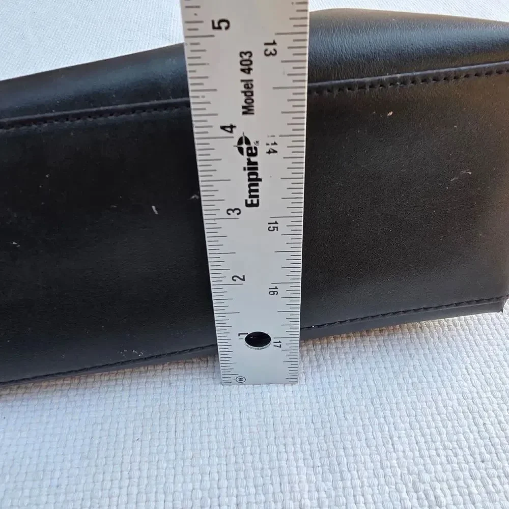 Staud black cosmetic bag